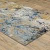 Oriental Weavers Evolution 0980A Blue/ Gold Indoor Area Rug - 1'10" x 3'2" - 4 of 4