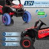 12V Kids Ride On Car, UTV Truck with Remote Control,4WD/2WD Switchable, Electric Vehicle with 4 Spring Suspension ,EVA Tires, Safety Belt, for 3+ - 4 of 4