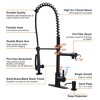 WOWOW Commercial Single-Handle Pull Down Sprayer Kitchen Faucet with Soap Dispenser - 4 of 4