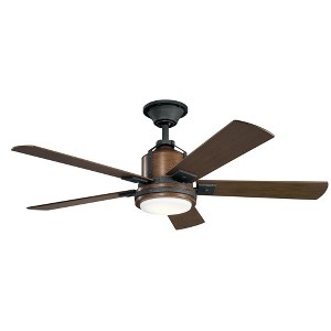 Kichler Lighting Colerne 1 - Light Ceiling Fan in  Black - 1 of 4