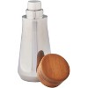 Nambe Vie Cocktail Shaker, Drink Shaker with Strainer Top and Lid, Made of Stainless Steel and Acacia Wood, Bartender Gifts, Dishwasher Safe - 2 of 4