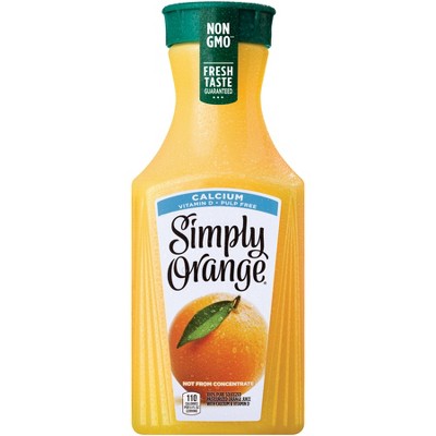 Simply Orange Pulp Free with Calcium and Vitamin D Juice - 52 fl oz