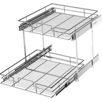 13.5 In. W X 21.5 In. D Wire Pull-out Pantry Drawer Cabinet Organizer :  Target