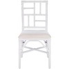 Christine Accent Chair W/ Cushion (Set of 2) - ACH6507 - White/White - Safavieh - 2 of 4