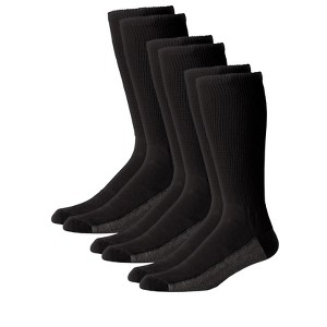 KingSize Men's Full Length Cushioned Crew Socks 3-Pack - 1 of 4