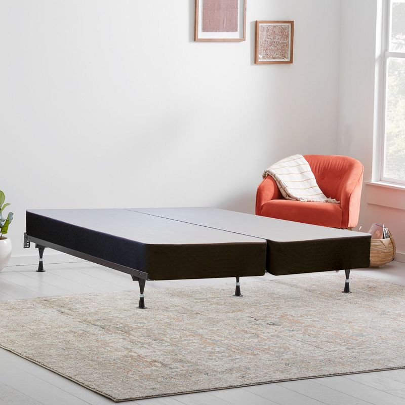 Continental Sleep, 8-Inch Fully Assembled Wood Split Traditional Box Spring/Foundation for Mattress Set,, 3 of 7