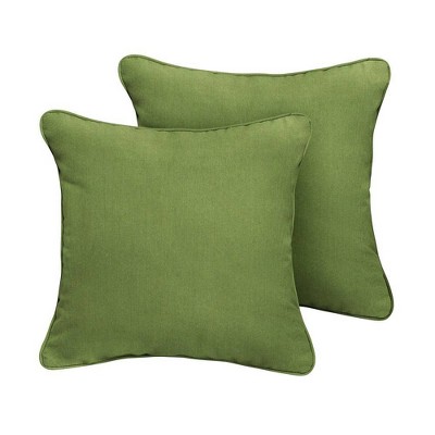 Sunbrella 2pk Outdoor Throw Pillows Cilantro