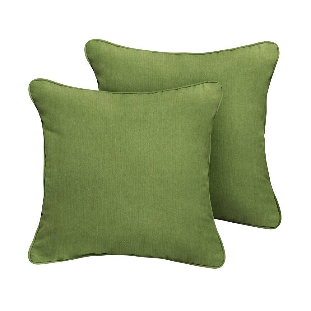 Photos - Pillow Sunbrella 2pk Outdoor Throw  Cilantro