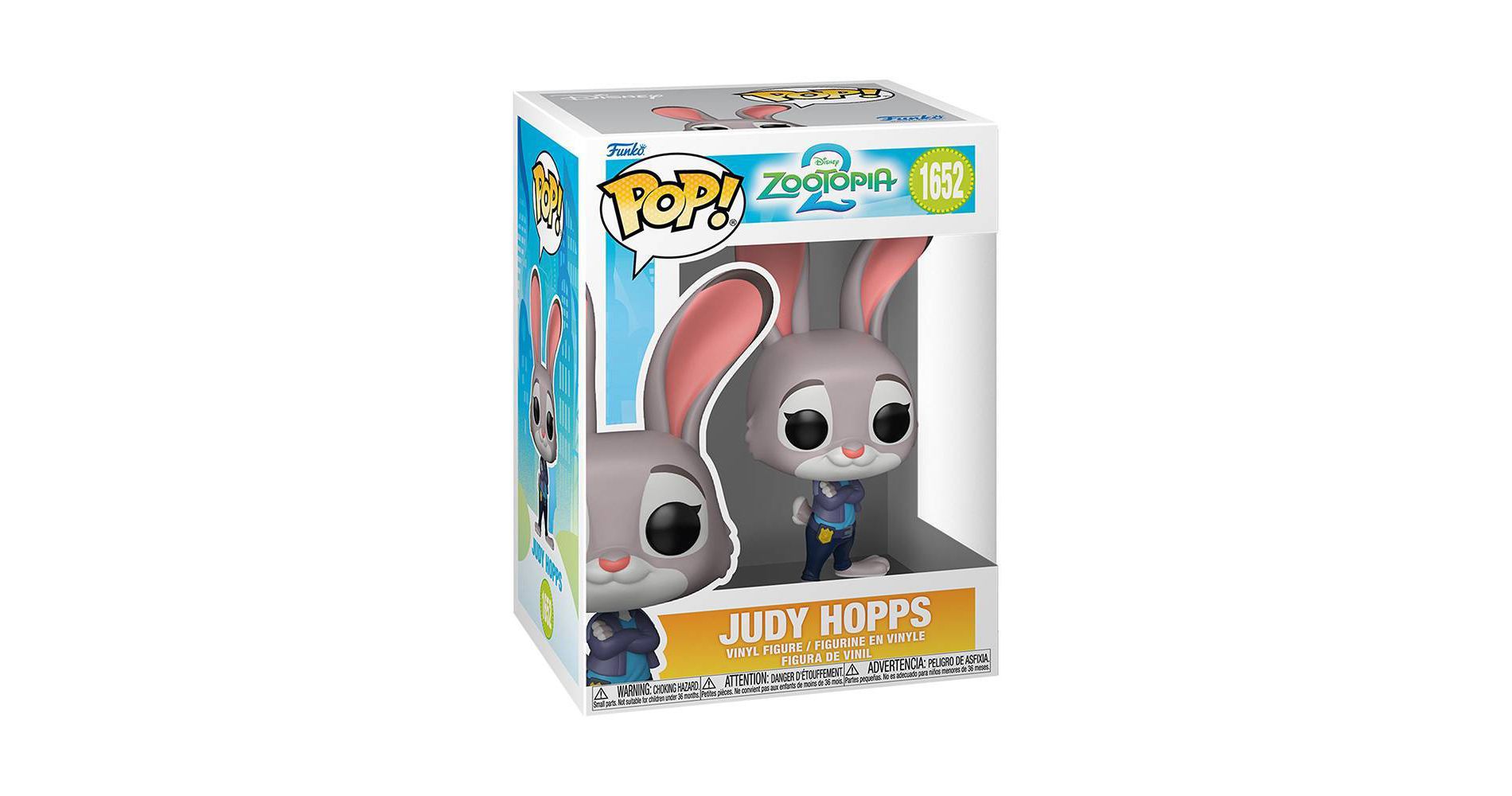 Funko Pop! Disney Zootopia 2- Judy Hopps Vinyl Figure #1652