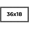 PosterPalooza | Panoramic Refined Black Picture Frame - UV Acrylic, Foam Board Backing, Hanging Hardware - 2 of 4