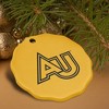 Adelphi University Primary Logo Porcelain Scalloped Holiday Christmas Tree Ornament  2.8" (7.1 cm) - 4 of 4