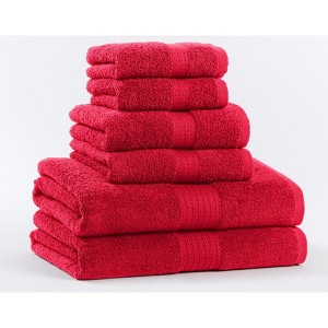 BrylaneHome BH Studio 6 Piece Bath Towel Set - 1 of 3