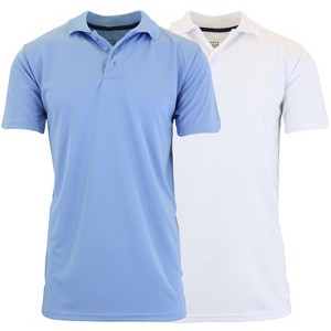 Galaxy By Harvic Men's Tagless Dry-Fit Moisture-Wicking Polo Shirt - 1 of 2