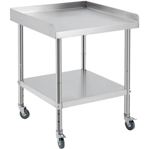 24x24x30 Inch Equipment Grill Stand Table Stainless Steel NSF Certified 400 Lbs Capacity with Adjustable Legs - 1 of 4