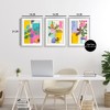 Stupell Industries Drifting Bloom Botanicals 3pc Framed Print Under Glass Set - 3 of 4