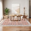 COZONY Washable Vintage Blue Boho Floral Large Area Rug for Living Room Dining Room - 4 of 4