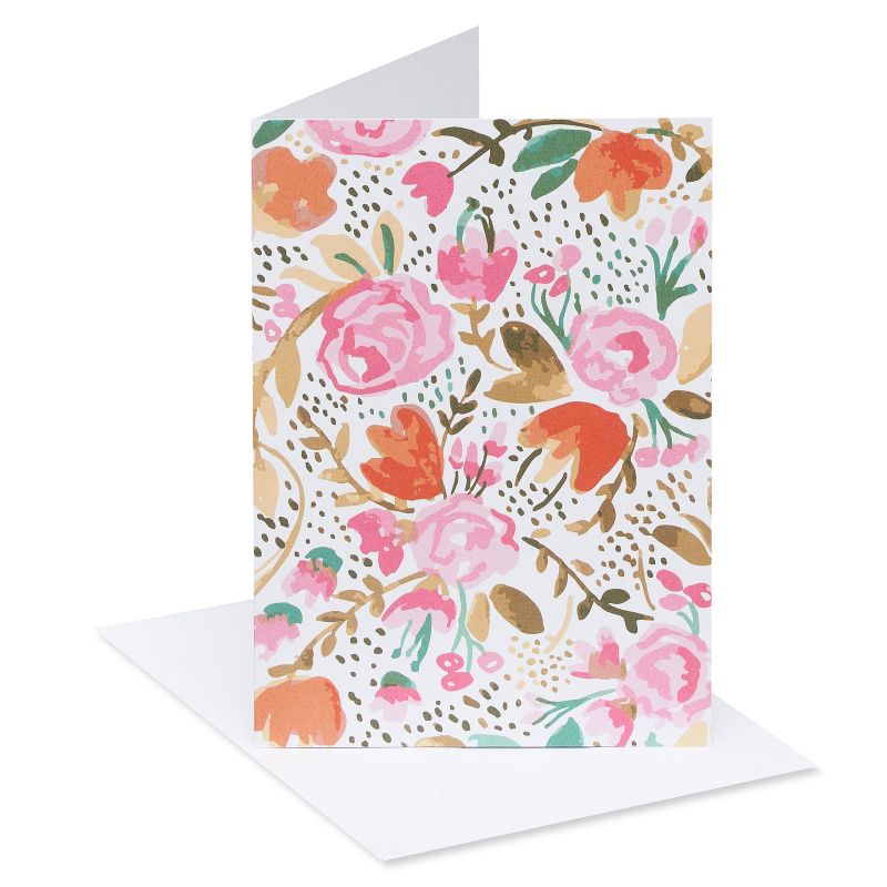 10ct Blank Cards with Envelopes, Floral - Spritz&#8482;, 3 of 9