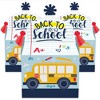 Big Dot of Happiness Back to School - Treat Box Party Favors - First Day of School Classroom Decorations Goodie Gable Boxes - Set of 12 - 2 of 4