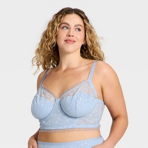 Women's Sequin Lace Corset - Wild Fable™ - 1 of 3