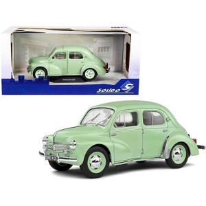 1955 Renault 4CV Vert d'Eau Green 1/18 Diecast Model Car by Solido - 1 of 4