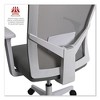 Workspace by Alera Mesh Back Fabric Task Chair, Supports Up to 275 lb, 17.32" to 21.1" Seat Height, Gray Seat, Gray Back - 3 of 4