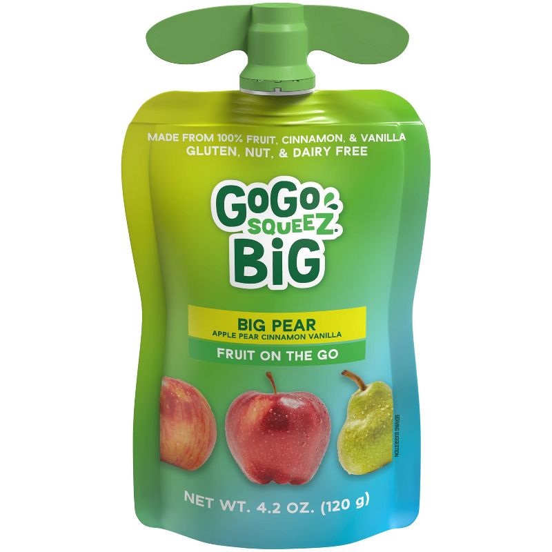 GoGo SqueeZ Big Variety Pack Apple Straw Pear Cinna Van - 42.3oz/10ct, 5 of 11