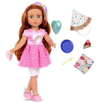 Glitter Girls Poseable Doll with Colored Hair & Accessories - Nixie
