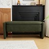 Boucle Upholstered Storage Ottoman,Modern Storage Bench for Bedroom, Living Room-Tanpinhause - 4 of 4