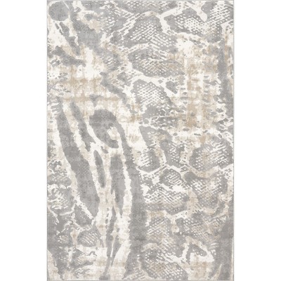 Nuloom Shirley Snake Print Indoor Area Rug, 4' x 6', Beige