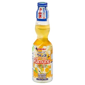 Kimura Beverage Ramune Orange - Case of 18 - 6.76 fl oz. - 1 of 1