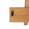 9"x36" Wood Minimalistic 6 Hanger Wall Hook Brown - Olivia & May: Towel Hook, Decorative Storage - 4 of 4