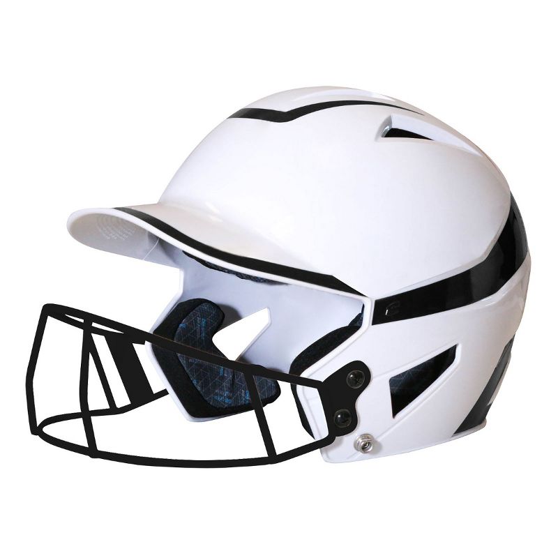 Champro HX Rise Pro Fastpitch Batting Helmet with Mask, 1 of 2