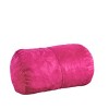 Lyngins Cylindrical Suede Bean Bag Sofas for Kids and Adults,Comfy Armless Lazy Chairs with High-Density Foam for Living Room - 4 of 4