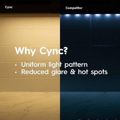 GE Cync 18-Inch Smart Color Changing Undercabinet Light Bar