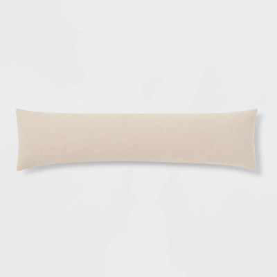 Lumbar Boucle Color Blocked Decorative Throw Pillow Khaki - Threshold™