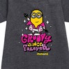 Girls' - Despicable Me Minions - Groovy Since Forever Graphic Short Sleeve Fleece Dress - 2 of 3