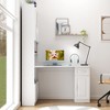 NicBex L-Shaped Corner Home Office Computer Desk Writing Desk with Hutch,2-in-1 Study Modern Style Table with Drawers,Large Working Space - 2 of 4