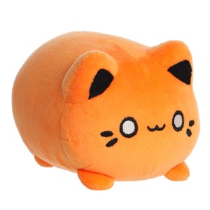 Aurora Small Kinetic Orange Meowchi Tasty Peach Enchanting Stuffed Animal 7" - 1 of 4