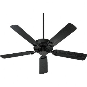 Quorum Lighting Estate 52 Matte Black 5-Blade Fan - 1 of 1