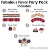 Big Dot of Happiness Friends Thanksgiving Feast - Friendsgiving Favors and Cupcake Kit - Fabulous Favor Party Pack - 100 Pieces - 2 of 4