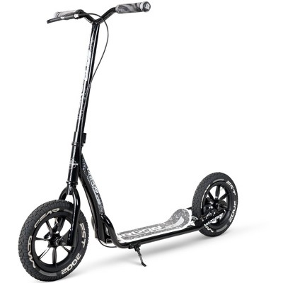 Big Wheel Kick Scooter for Adults & Teens – 12" Air Tires, Wide Deck, Handbrake & Kickstand – Madd Gear Urban Glide