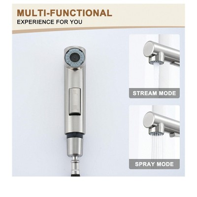 Brushed Nickel Single-Handle Pull-Out Spray Kitchen Faucet