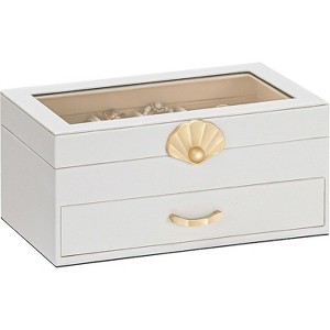 3-Drawer Jewelry Box and Display Organizer for Earrings and Necklaces - 1 of 4
