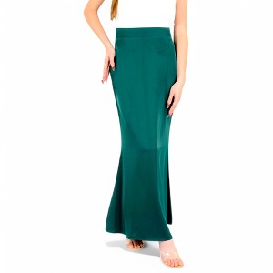 Anna-Kaci Women's Satin Maxi Skirt With High Waist And Flowing A-Line Design - 1 of 4
