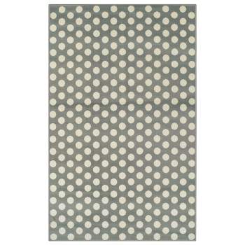 Polka Dot Abstract Modern Contemporary Transitional Eclectic Plush Ultra-Soft High-Traffic Long-Lasting Indoor Area Rug by Blue Nile Mills
