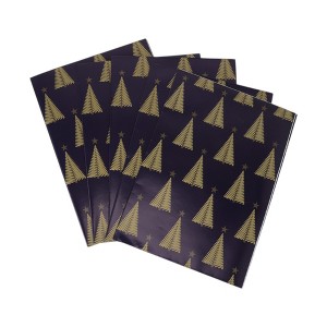 Unique Bargains Gift Wrap Paper Glossy Coated Paper 27.56 x 19.69" 5 Pcs - 1 of 4