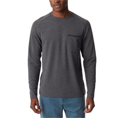 BASS OUTDOOR Mens Utility Basic T-Shirt, Grey, X-Large