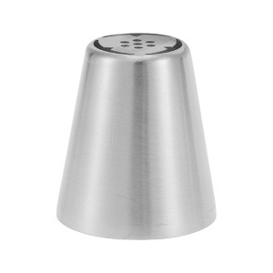 Unique Bargains Piping Tip 304 Stainless Steel Silver Tone 0.98"x1.46"x1.65" 1 Pcs - 1 of 3