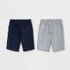 Boys' 2pk Pull-On Woven Shorts - Cat & Jack™ - 2 of 2