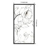 Amanti Art Sketch of Roses Panel II by Shirley Novak Canvas Wall Art Print Framed 14 x 27-in. - 4 of 4